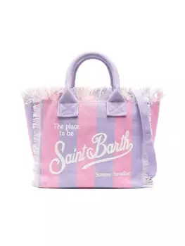 Mc2 Saint Barth сумка на плечо Colette в полоску, фиолетовый
