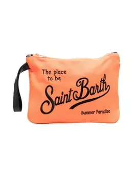 Mc2 Saint Barth сумка с вышитым логотипом, оранжевый