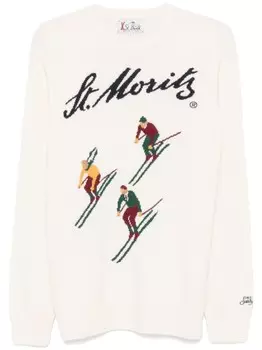 MC2 Saint Barth x свитер St. Moritz Heron C, белый