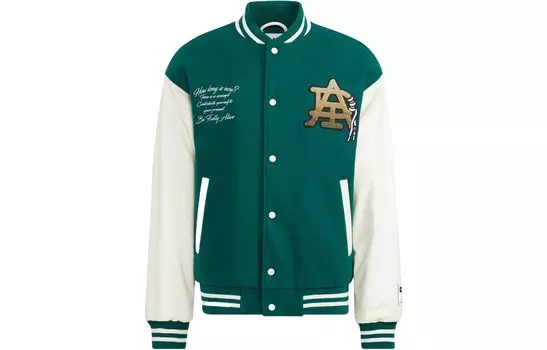 MC VARSITY куртка мужская зеленая Adidas Originals, зеленый
