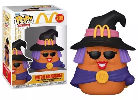 McDonalds — значки поп-рекламы № 209 — ведьма Nugget Buddies Inna marka