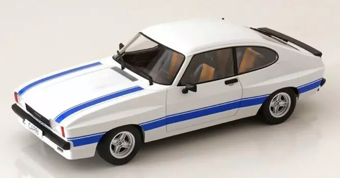 Mcg Ford Capri Mk2 X-Pack 1975 Белый Синий 1:18 18347