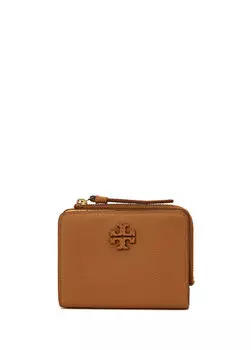Mcgraw женский кожаный кошелек Tory Burch, коричневый