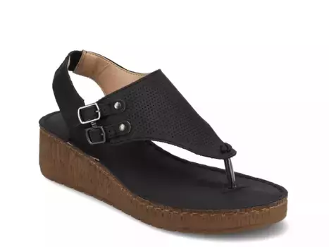 Mckell Wedge Сандалии Journee, Black