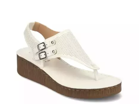 Mckell Wedge Сандалии Journee, White