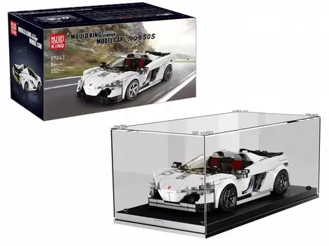 Mclaren 650s Speed Champions Mold King 27043 Набор строительных блоков + витрина Mould King