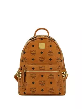 MCM рюкзак с заклепками, коричневый