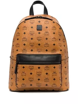 MCM рюкзак Stark с монограммой, коричневый