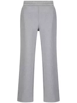 MCM спортивные брюки с вышитым логотипом, серый