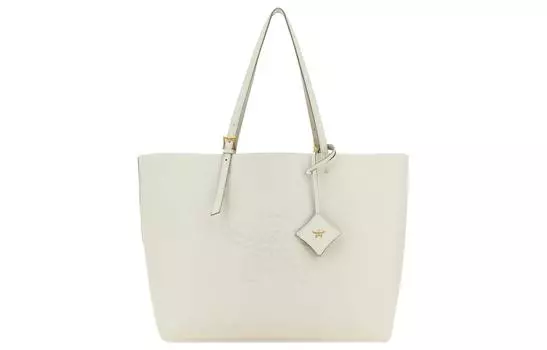 MCM Сумка-шоппер, сумка-шоппер, сумка через плечо, женская сумка-туба, белая