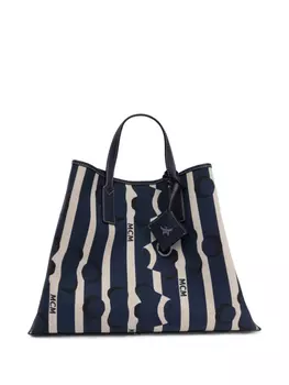 MCM сумка-тоут с логотипом, синий