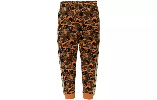 Mcm X BAPE X MCM Повседневные брюки женские красно-коричневые A Bathing Ape