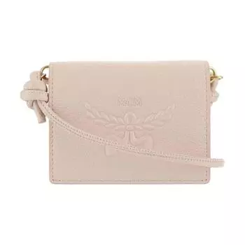 MCM Женская кожаная сумка-кошелек, розовая, через плечо, мини