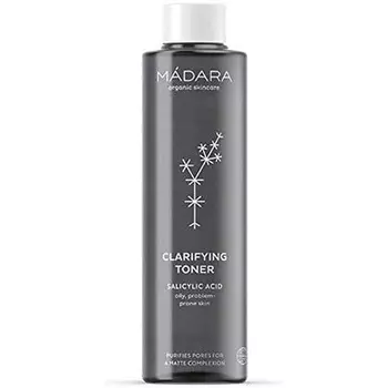MDARA Organic Skincare Clarifying Toner 200ml — формула балансировки pH с экстрактами, контролирующими жирность кожи