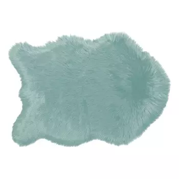 Мебельный ковер с длинным ворсом - эскимосский Daunex, аква-зеленый