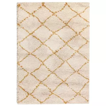 Мебельный ковер с геометрическим узором - Касабланка Vivaraise, карри