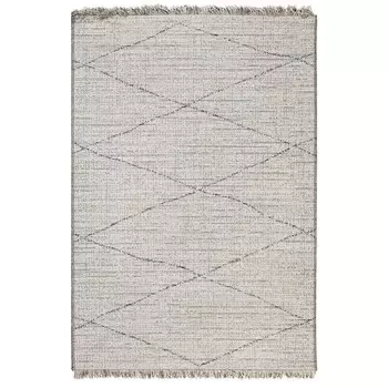 Мебельный ковер с узором Шеврон - Твид Vivaraise, жемчуг