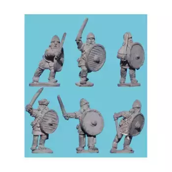 Мечники в мягких доспехах, Dark Ages - Great Heathen Army - Vikings (15mm)