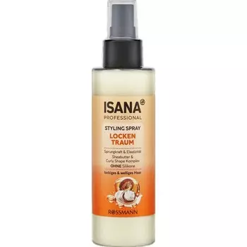 Мечта о укладке локонов спреем ISANA, 150 ml