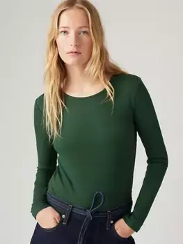 Мечтательная футболка с длинными рукавами Levi's, зеленый