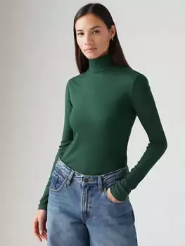 Мечтательный топ с высоким воротником Levi's, зеленый