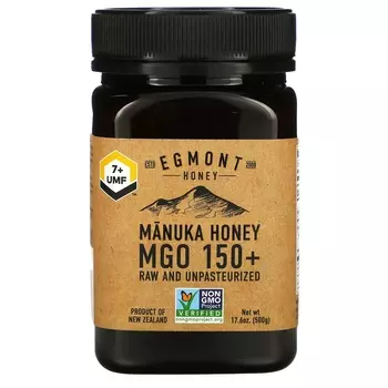 Мед манука Egmont Honey MGO 150+ непастеризованный, 500 г