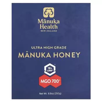 Мед Манука, UMF 18+, MGO700+, 8,8 унции (250 г) Manuka Health