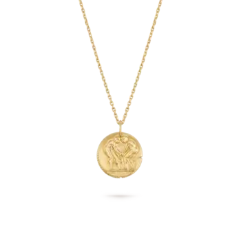 Медальон Van Cleef & Arpels Zodiaque Geminorum (Близнецы), 18-ct желтое золото