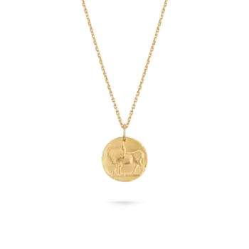 Медальон Van Cleef & Arpels Zodiaque Tauri (Телец), 18-ct желтое золото