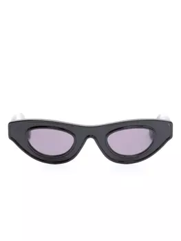 Medea солнцезащитные очки Twisted 3 в оправе 'кошачий глаз', черный