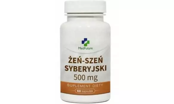 MedFuture, Сибирский женьшень 500 мг - 60 капсул