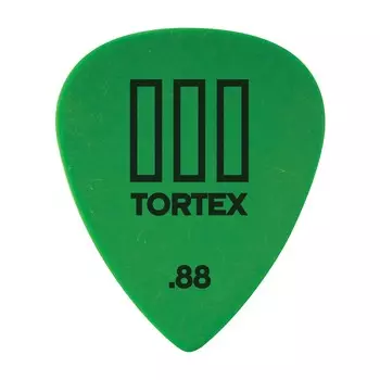 Медиаторы Dunlop Tortex T3, упаковка из 12 штук, диаметр 0,88 мм