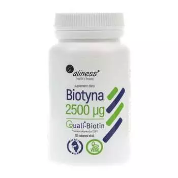 MedicaLine, Aliness, Biotin 2500 мкг QualiBiotin, 120 таблеток