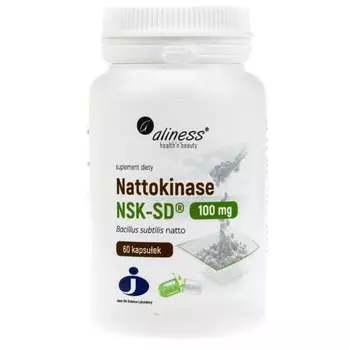 MedicaLine, Биологически активная добавка Aliness Nattokinase NSK-SD 100 мг, 60 капсул