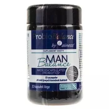MedicaLine, ПробиоБаланс для мужчин, 30 капсул Aliness, мультиколор