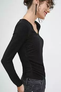 Медицина с длинным рукавом Medicine, черный