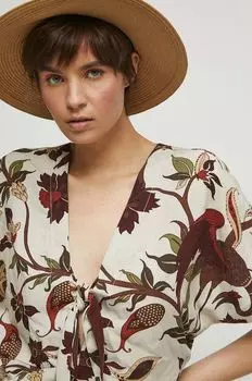 Медицинская блузка Medicine, бежевый