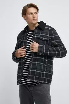 Медицинская куртка из смесовой шерсти Medicine, черный