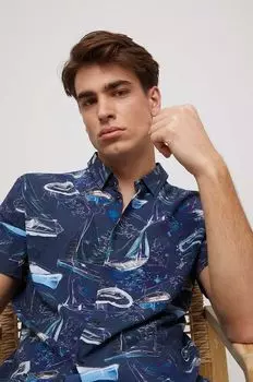 Медицинская рубашка Medicine, темно-синий