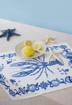 Медицинские кухонные полотенца, упаковка 2 шт Medicine, синий