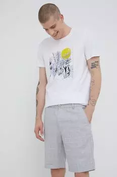 Медицинские шорты из смесового льна Medicine, серый