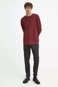 Медицинский хлопок с длинными рукавами Medicine, бордовый