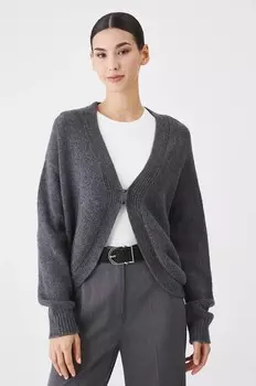 Медицинский кардиган с добавлением шерсти Medicine, серый
