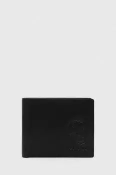 Медицинский кожаный кошелек Medicine, черный