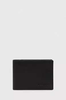 Медицинский кожаный кошелек Medicine, черный