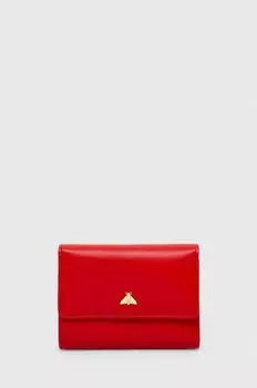 Медицинский кожаный кошелек Medicine, красный