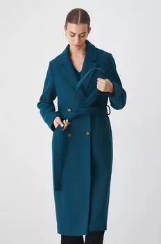 Медицинский плащ с добавлением шерсти Medicine, бирюзовый