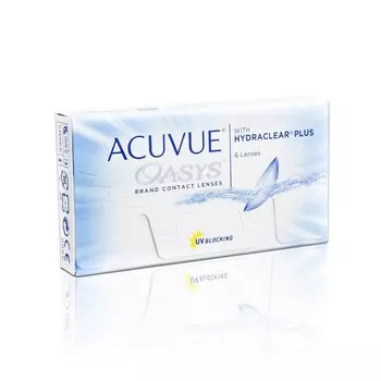 Медицинский прибор, Acuvue, Oasys, Линзы двухнедельные -9,00 кривизна 8,8, 6 шт