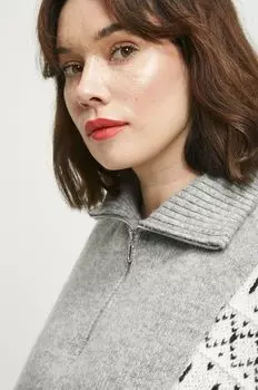 Медицинский шарф-водолазка Medicine, серый