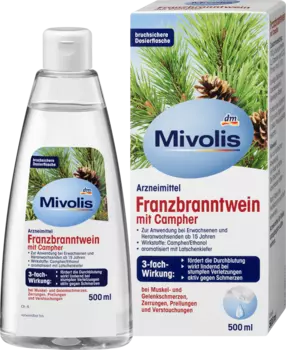 Медицинский спирт 0,5 л. Mivolis